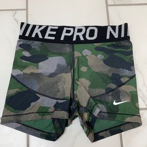 Nike pro spandex shorts